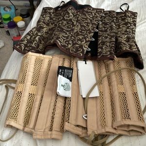 Two sz34 inch waist Corsets;one with tags never worn